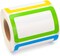 00 Stickers - 3.5" x 2.25"Colors Plain Name tag Labels with Perforated Line